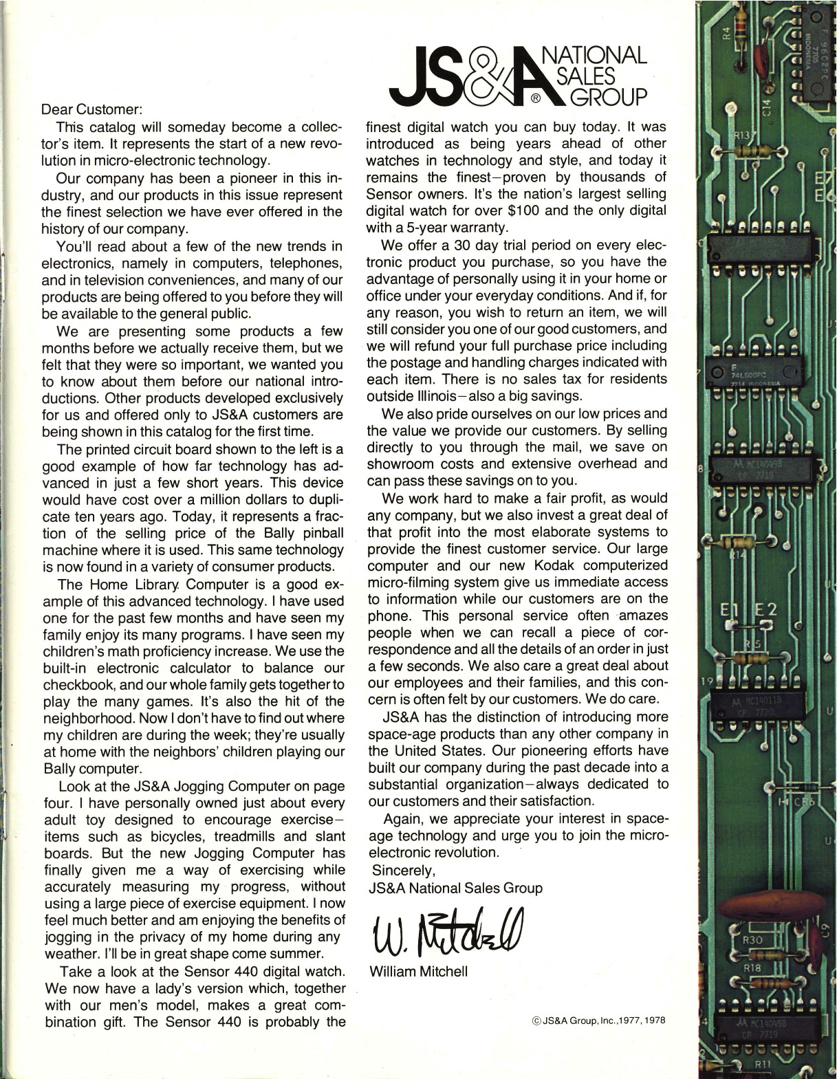 Joseph Sugarman JS&A catalog DAN O’DAY TALKS ABOUT RADIO