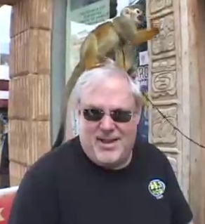 funny video radio DJ monkey
