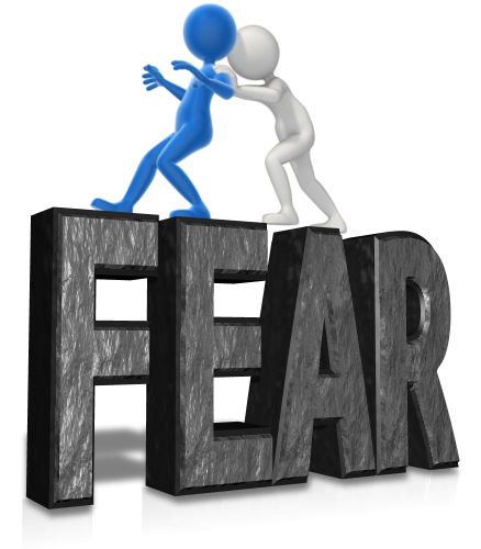 Fear pushing someone